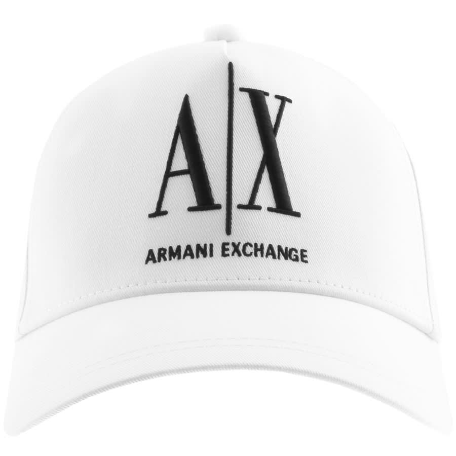 Alternative Image for ProductArmani Exchange logo Baseball Cap White1